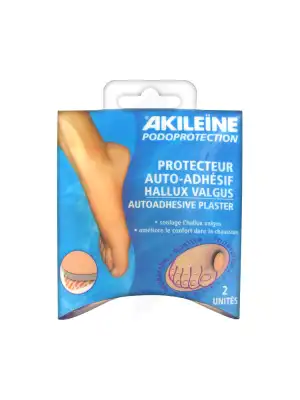 Akileïne Podoprojection Protecteur Adhésif Hallux Valgus B/2 à JOINVILLE-LE-PONT