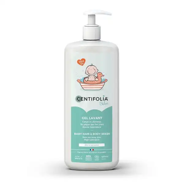 Centifolia Bébé Gel Lavant Fl Pompe/485ml