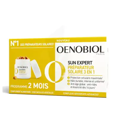 OENOBIOL SUN EXPERT 3 EN 1 Caps 2Pots/30