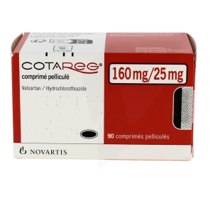 Cotareg 160 Mg/25 Mg, Comprimé Pelliculé