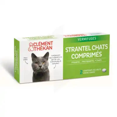 Strantel Chats Comprimés Vermifuge B/2