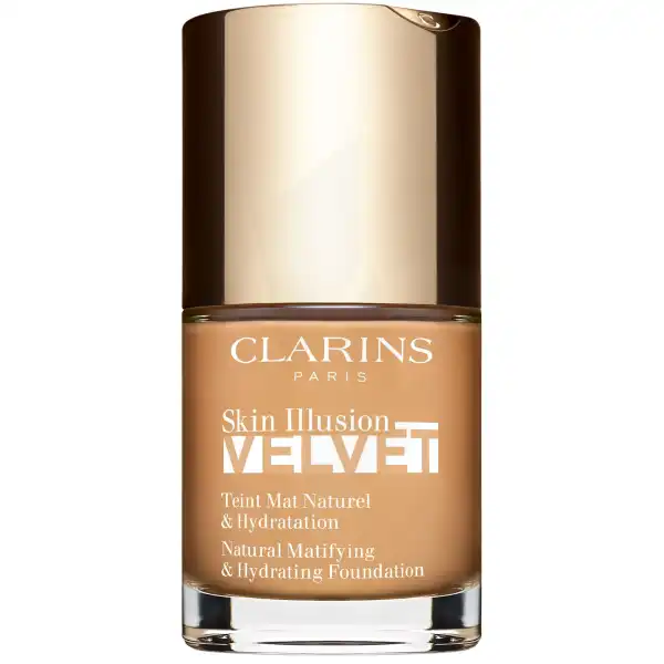 Clarins Skin Illusion Velvet Fond De Teint Mat Naturel & Hydratation 112.3n Sandalwood 30ml