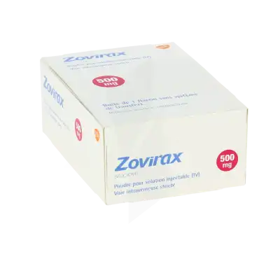 Zovirax 500 Mg, Poudre Pour Solution Injectable (iv) à STRASBOURG