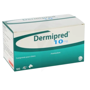 Dermipred 10 Mg Comprimes Pour Chiens, Comprimé