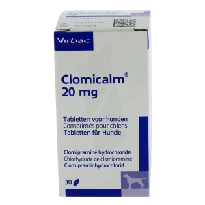 Clomicalm 20 Mg Comprimes Pour Chiens, Comprimé