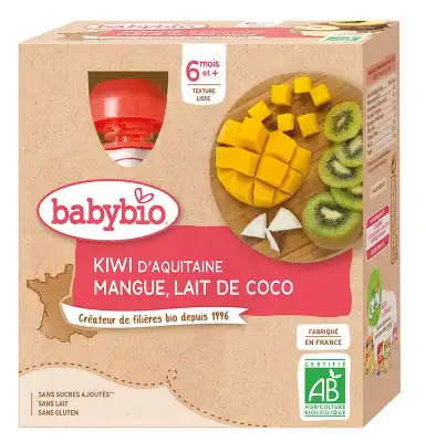 Babybio Gourde Kiwi Mangue Coco à Mérignac