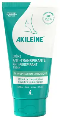 Akileine Soins Verts Crème Antitranspirante T/75ml à Lucé