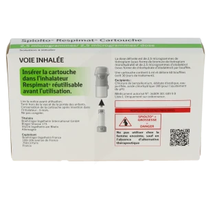 Spiolto Respimat 2,5 Microgrammes/2,5 Microgrammes/ Dose, Solution à Inhaler