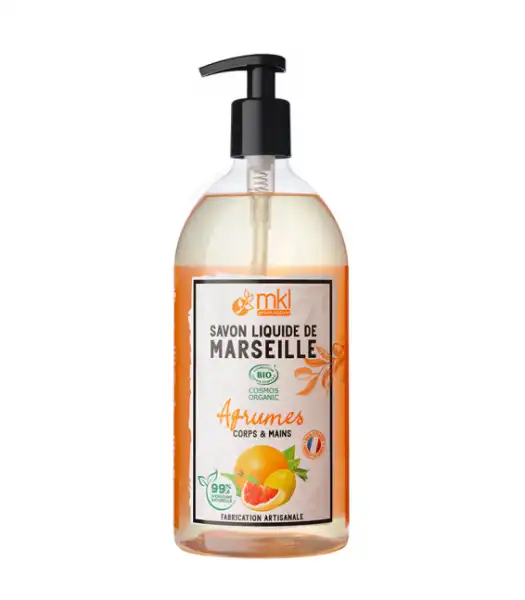 Mkl Savon Liquide De Marseille Bio Agrumes Fl/100ml