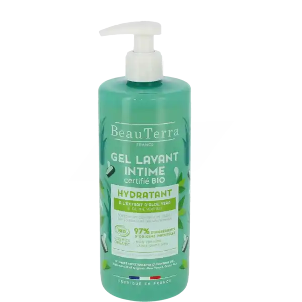 Beauterra Gel Intime Hydratant Bio Fl Pompe/500ml