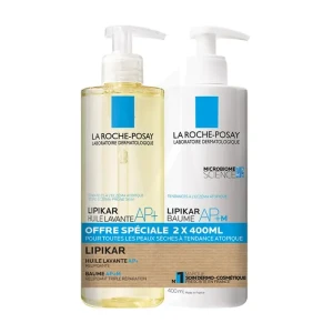 La Roche Posay Lipikar Huile Lavante Ap+ Relipidante Anti-grattage Fl Pompe/400ml+baume
