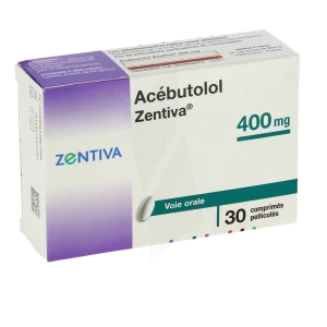 Acebutolol Zentiva 400 Mg, Comprimé Pelliculé