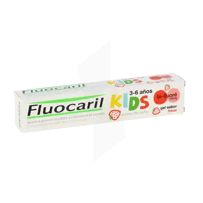 Fluocaril Kids Dentifrice Fraise 3-6 Ans T/50ml à LA-RIVIERE-DE-CORPS