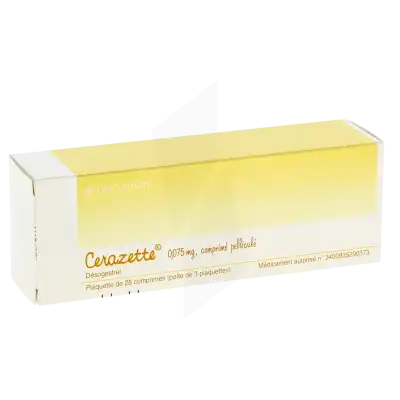 Cerazette 0,075 Mg, Comprimé Pelliculé à Bassens