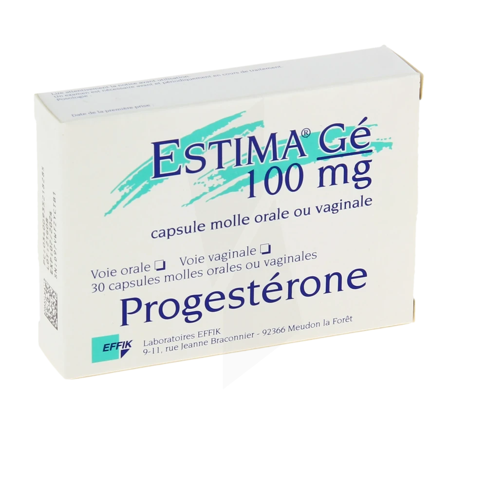 Estima 100 Mg, Capsule Molle Orale Ou Vaginale