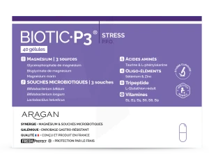 Aragan Biotic P3 Stress P.p.o. Gélules B/40