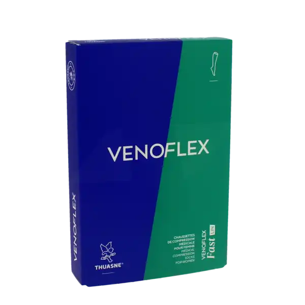 Venoflex Fast 2 Chaussette Lin Femme Naturel Taille 4l