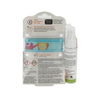 Parakito Bracelet Anti-moustique Junior Monstres +spray Offert 30ml