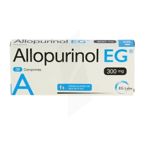 Allopurinol Eg 300 Mg, Comprimé