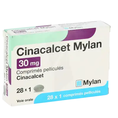 Cinacalcet Mylan 30 Mg, Comprimé Pelliculé à SAINT-SAENS