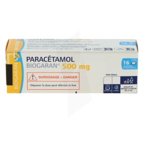 Paracetamol Biogaran 500 Mg, Comprimé Effervescent