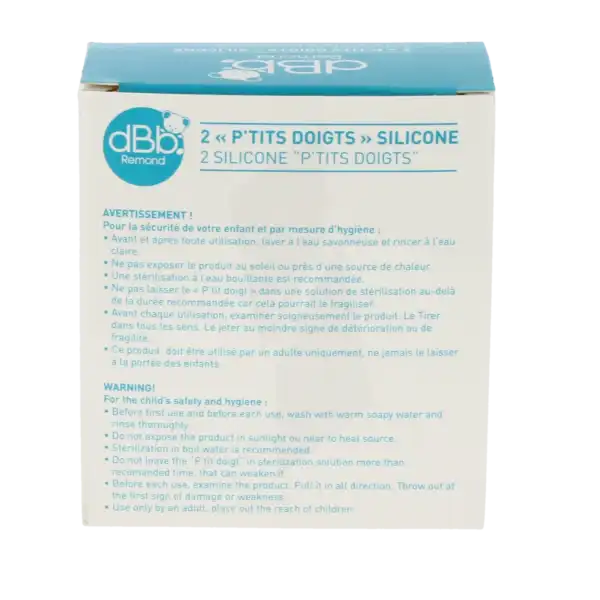 Remond P'tits Doigts Doigtier De Dentition Silicone B/2