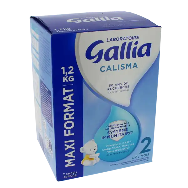 GALLIA CALISMA 2 Lait en poudre 2 Sachets de 600 g