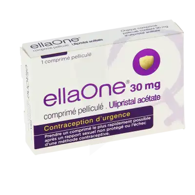 Ellaone 30 Mg, Comprimé Pelliculé à Paris