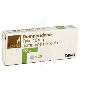 Domperidone Teva 10 Mg, Comprimé Pelliculé