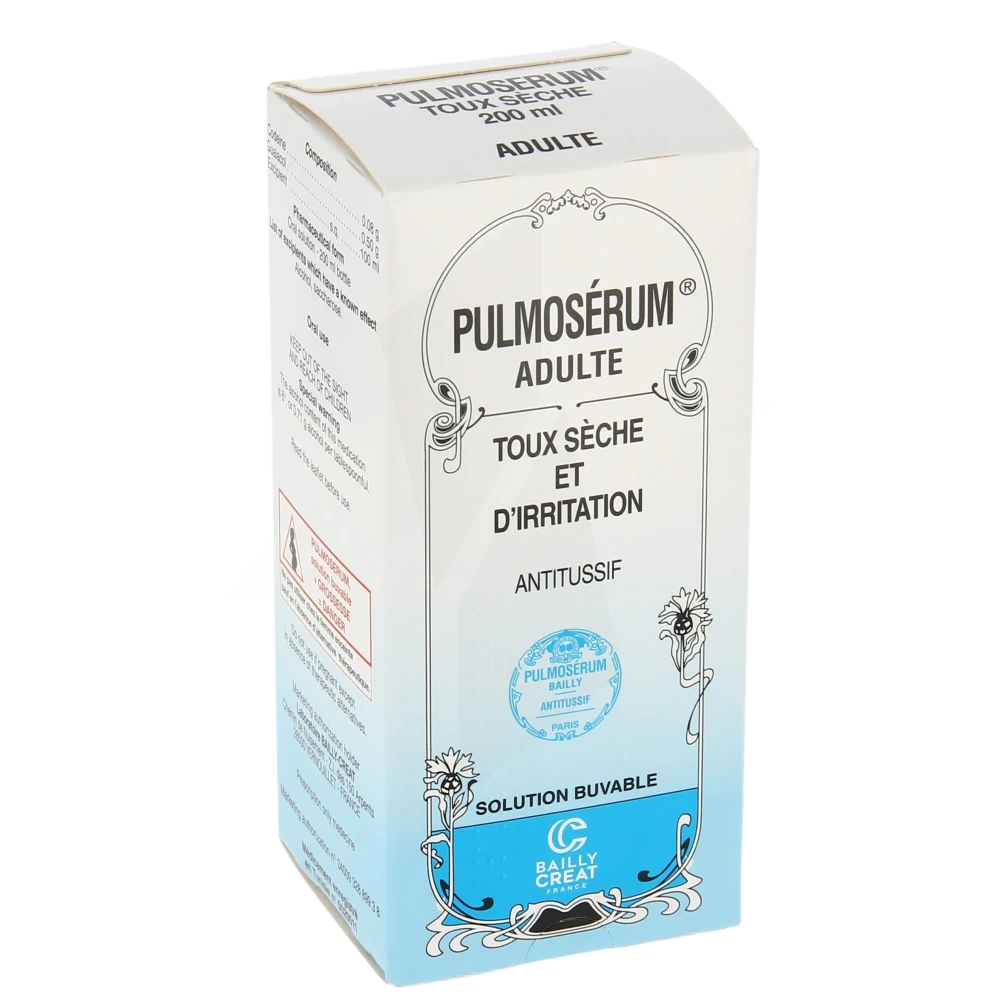 Pulmoserum, Solution Buvable