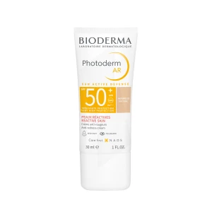 Bioderma Photoderm Ar Spf50+ Crème Solaire Teintée Anti-rougeur Peau Réactive 30ml