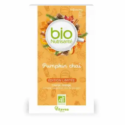 Nutrisante Infusions Bio Tisane Pumkin Chaï 20 Sachets à Saint-Léger-du-Bourg-Denis