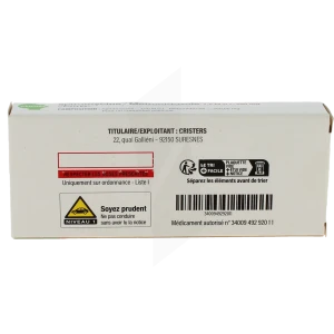 Spiramycine/metronidazole Cristers 1,5 M Ui/250 Mg, Comprimé Pelliculé