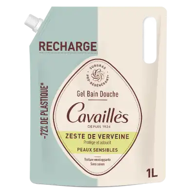 Acheter Rogé Cavaillès Gel Bain Douche Zeste de verveine Eco-recharge de 1 L à TAVERNY