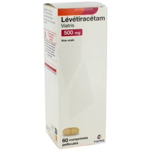 Levetiracetam Viatris 500 Mg, Comprimé Pelliculé