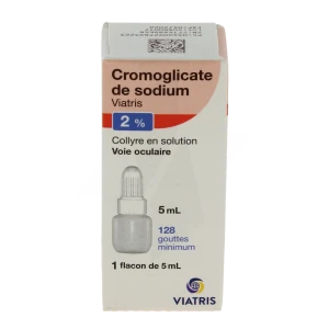 Cromoglicate De Sodium Viatris 2 %, Collyre En Solution