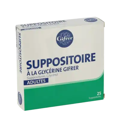 Suppositoire A La Glycerine Gifrer Adultes, Suppositoire à Nice