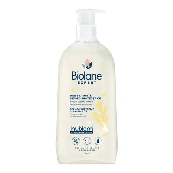 Biolane Expert Pro Huile Lavante Dermo-protectrice Fl Pompe/500ml