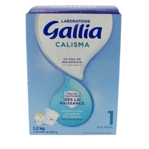 Gallia Calisma 1 Lait En Poudre 2 Sachets/600g