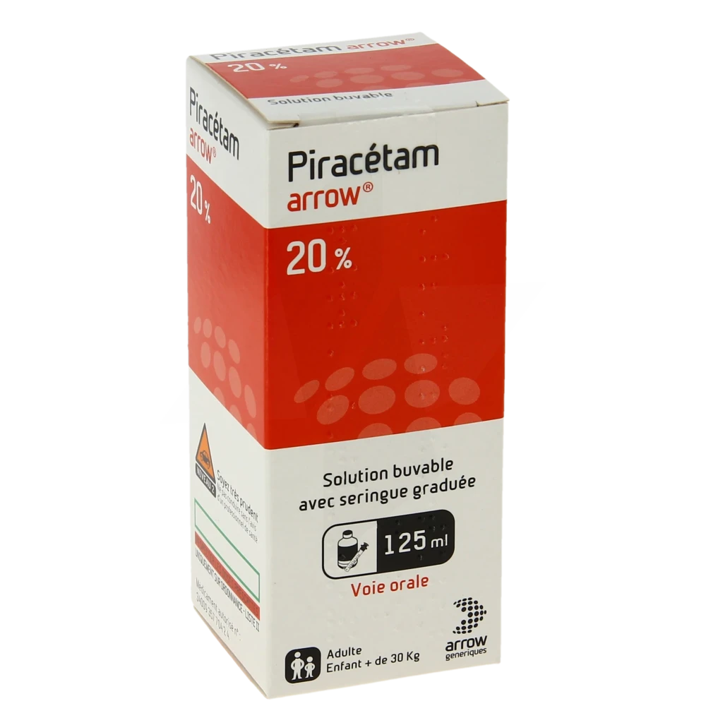 Piracetam Arrow 20 %, Solution Buvable