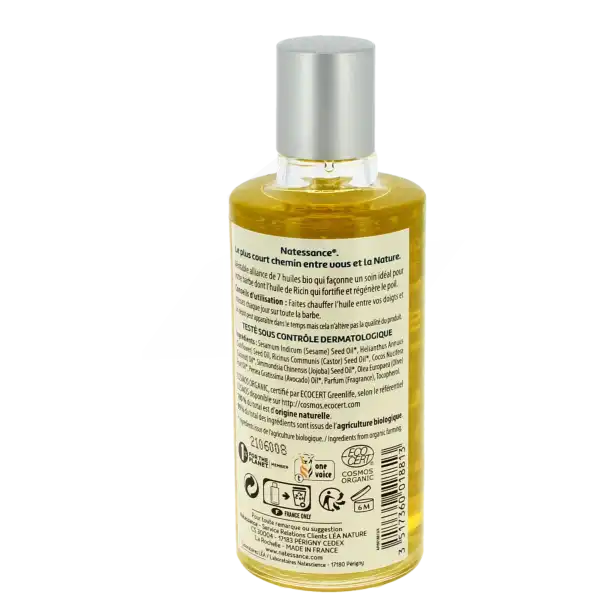 Natessance Ricin Huile à Barbe Fl/100ml