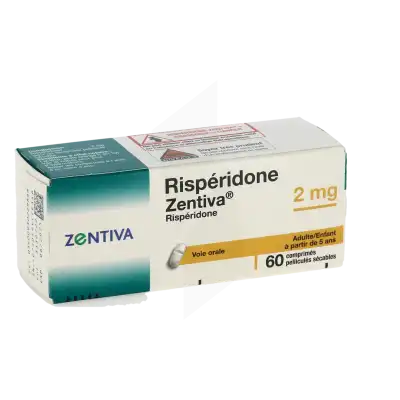 Risperidone Zentiva 2 Mg, Comprimé Pelliculé Sécable à Eysines
