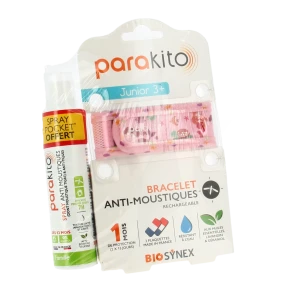 Parakito Bracelet Anti-moustique Junior Sirène +spray Offert 30ml