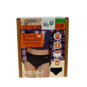 Sisters Republic Tatoo Shorty Menstruelle Bikini Flux Super Coeur T14a/xs