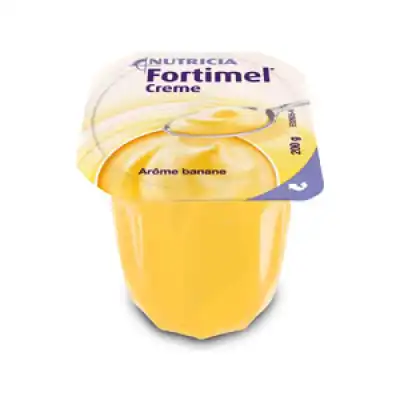 Fortimel Crème Nutriment Banane 4 Coupelles/125g à LA COTE-SAINT-ANDRÉ