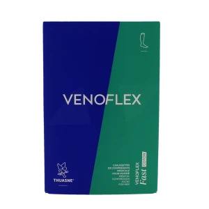 Venoflex Fast 2 Chaussette Homme Côte Noir Taille 3n