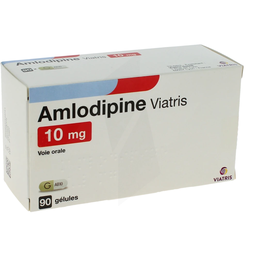 Amlodipine Viatris 10 Mg, Gélule