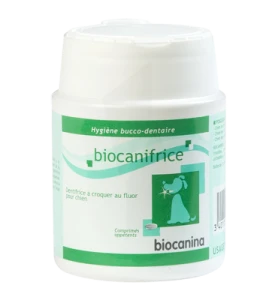 Biocanina Biocanifrice Comprimés à Croquer Dentifrice Chien B/25