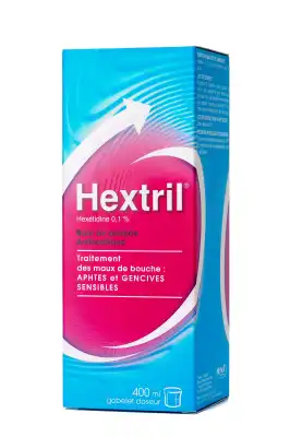 Hextril 0,1 % Bain Bouche Fl/400ml à La Ricamarie