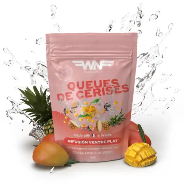 Wandernana Queues De Cerises Infusion Ventre Plat Fruits Exotiques Sachet/100g